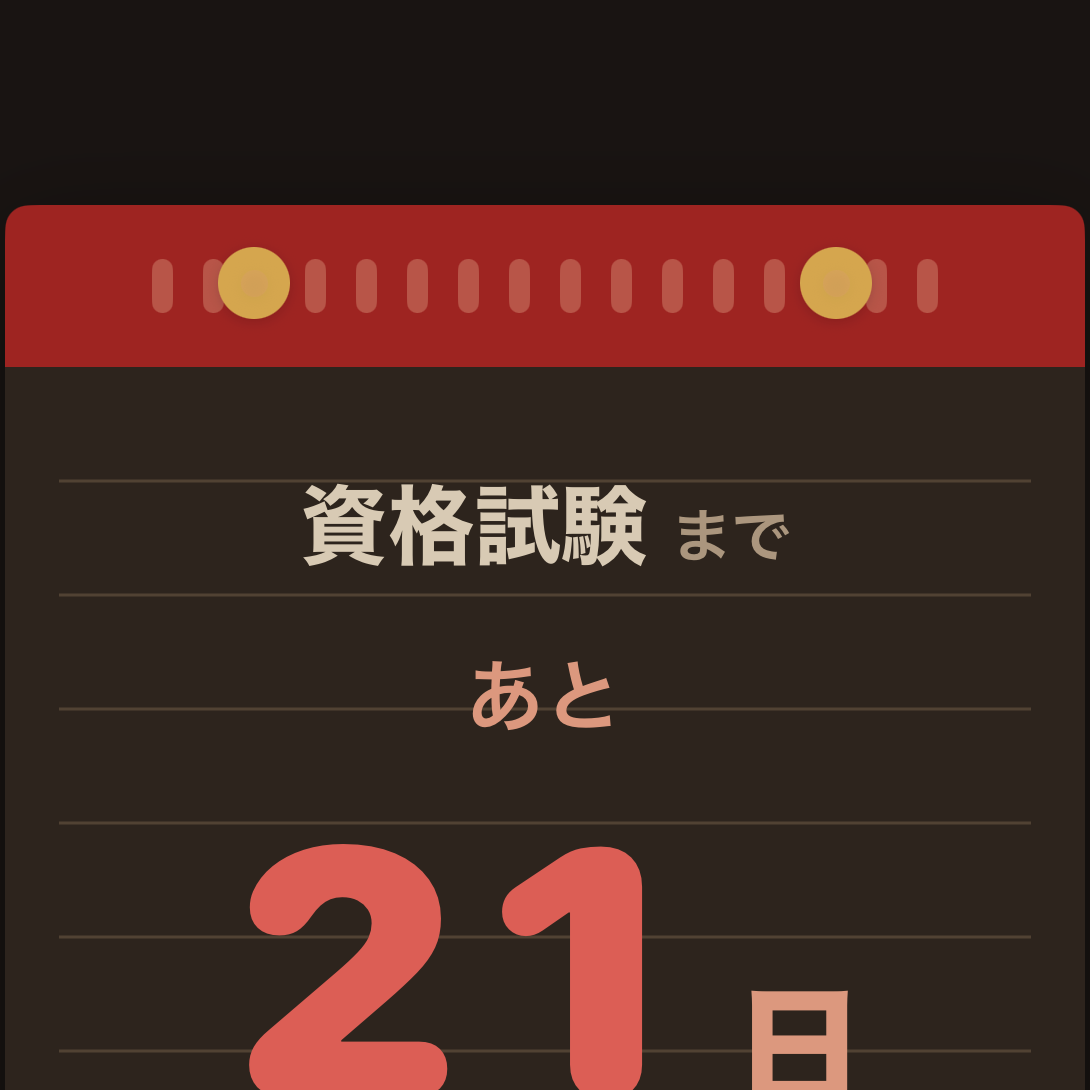 Day LimitのDesk Mode画面